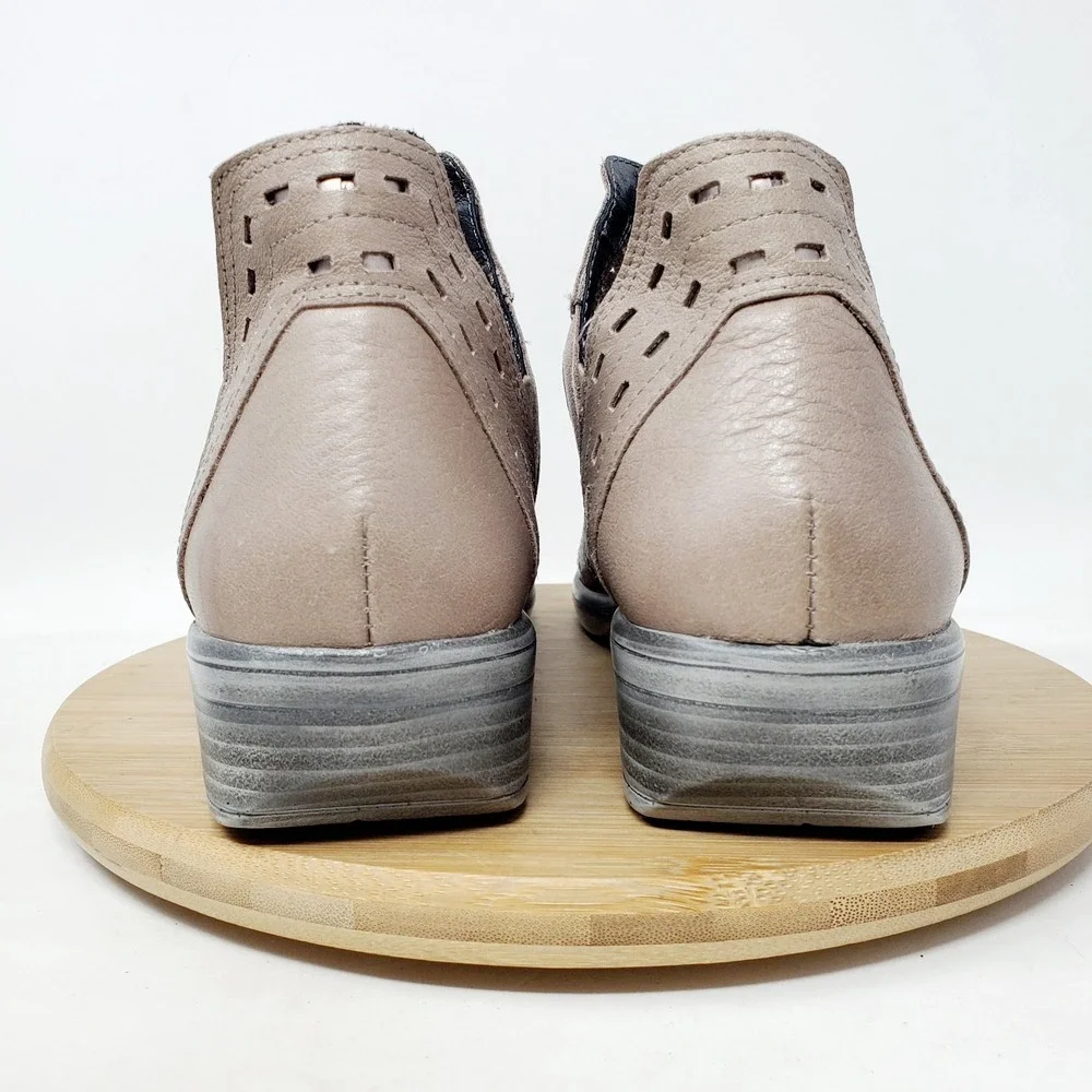 Naot Rivotra Boots Womens 38 Stone‎ Boho Western Moto Ankle Comfort Shoes